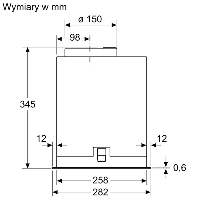 Bosch Serie 8 DLN78PC60 Аспиратор за вграждане Клас A++