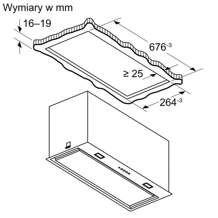 Bosch Serie 8 DLN78PC60 Аспиратор за вграждане Клас A++