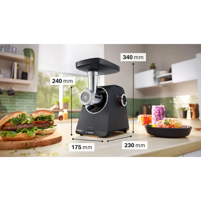 Bosch Serie 4 MFWS450B месомелачка 500 W Черен