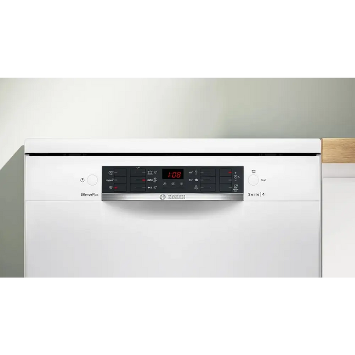 Bosch SMS46KW02E SER4 Свободностояща съдомиялна E Polinox
