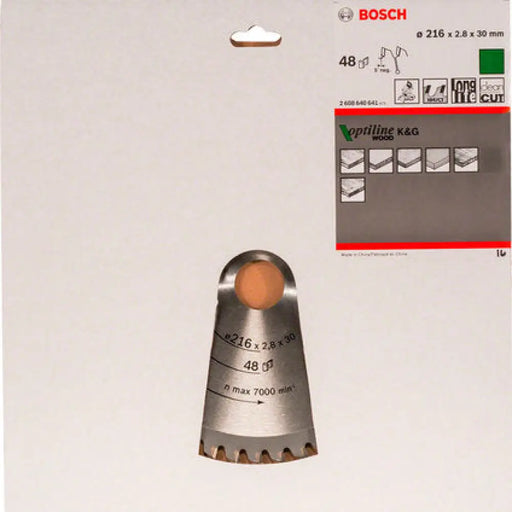 BOSCH ЦИРК.ДИСК OPTILINE 216X3 BOSCH