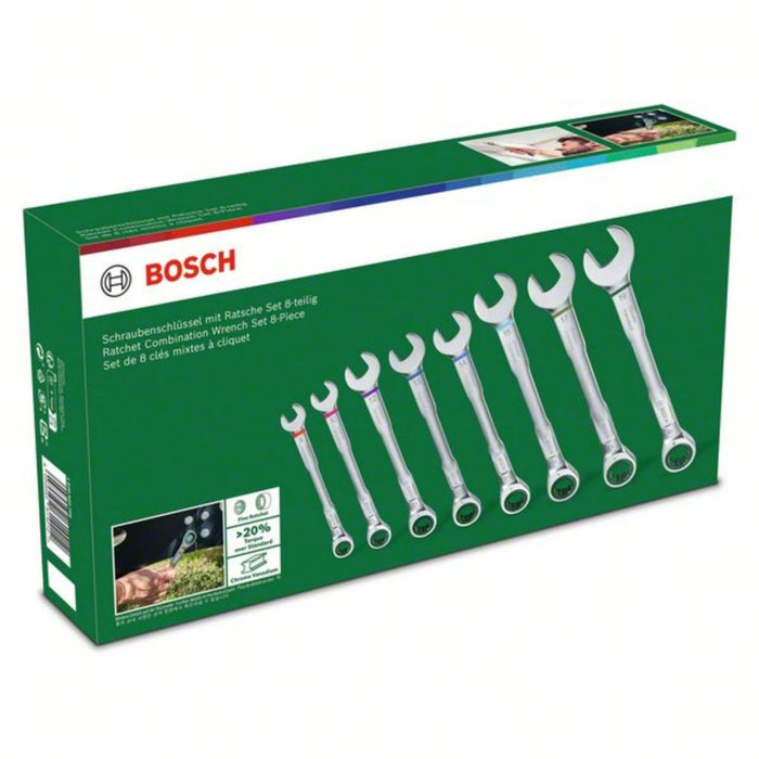 КОМПЛЕКТ КЛЮЧОВЕ ГАЕЧНИ 8Ч. BOSCH