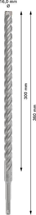 СВРЕДЛО BOSCH SDS-PLUS-5X 16X300X360