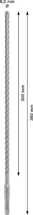 СВРЕДЛО BOSCH SDS-PLUS-5X 8X300X360