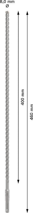 СВРЕДЛО BOSCH SDS-PLUS-5X 8X400X460