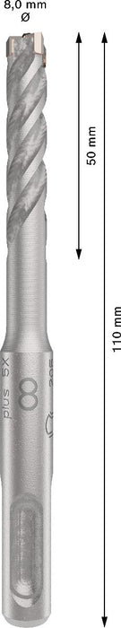 СВРЕДЛО BOSCH SDS-PLUS-5X 8X50X100