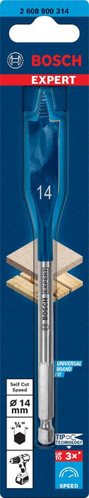 СВРЕДЛО BOSCH ПЛОСКО 14X100X152