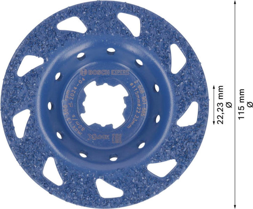 ШЛИФОВЪЧЕН ДИСК 115ММ B X-LOCK BOSCH
