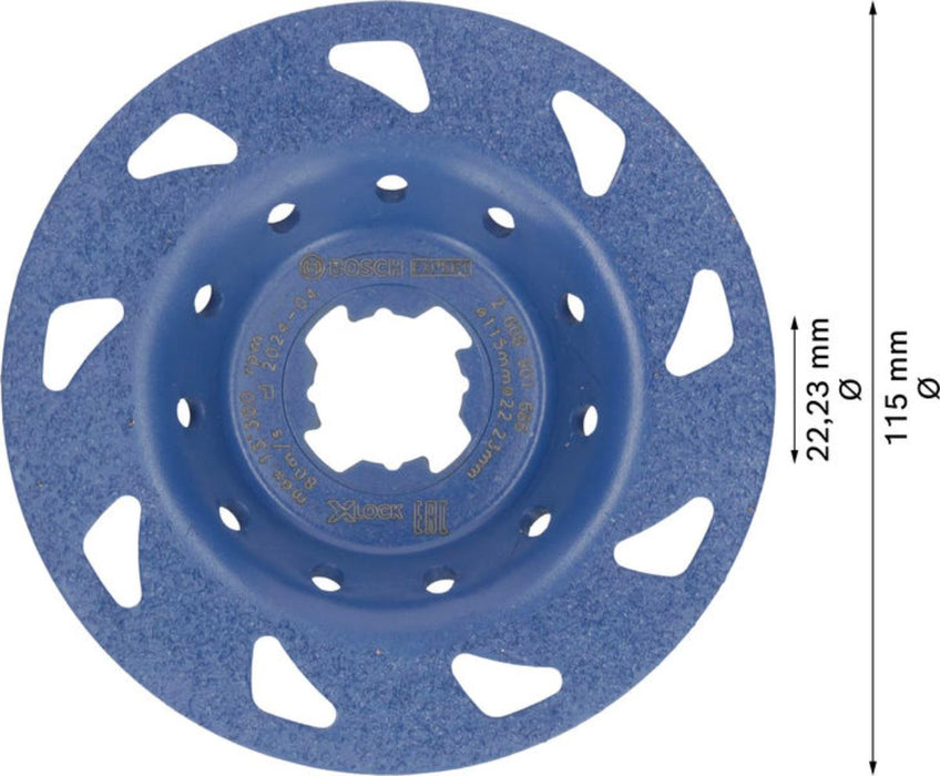 ШЛИФОВЪЧЕН ДИСК 115ММ C X-LOCK BOSCH