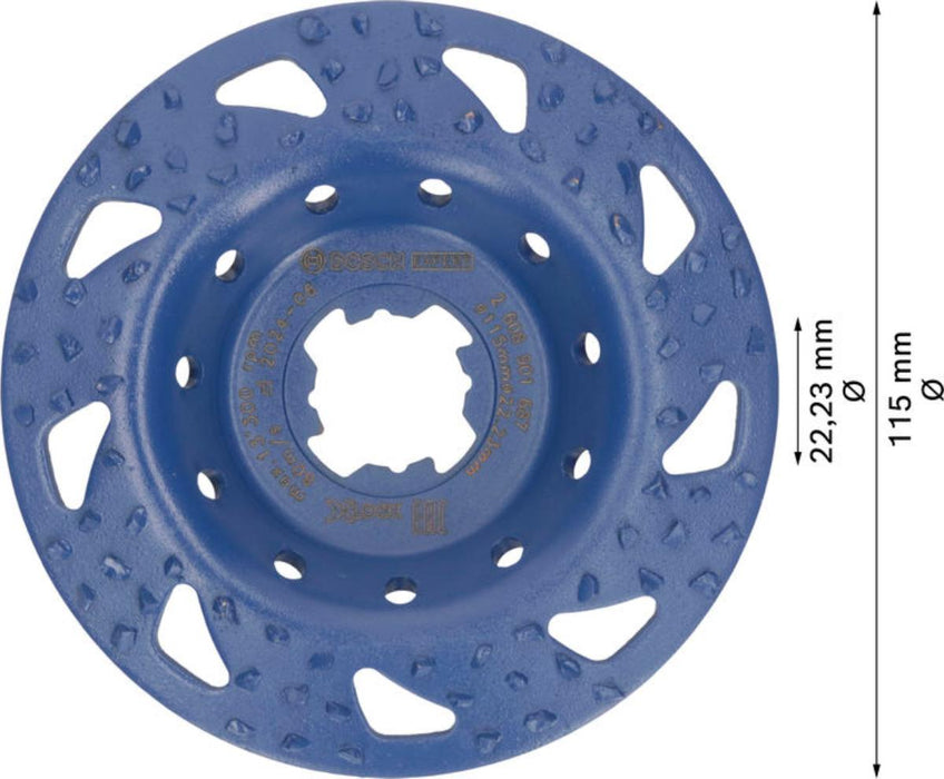 ШЛИФОВЪЧЕН ДИСК 115ММ D X-LOCK BOSCH