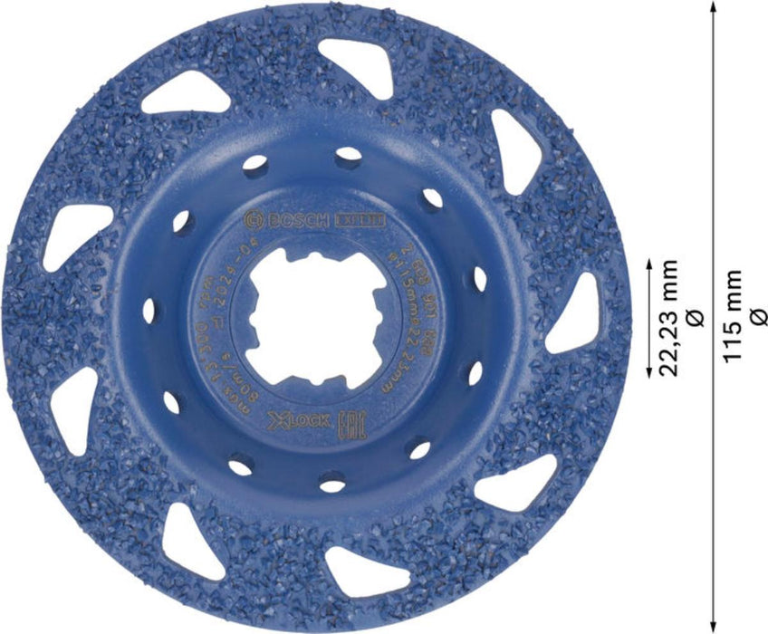 ШЛИФОВЪЧЕН ДИСК 115ММ E X-LOCK BOSCH