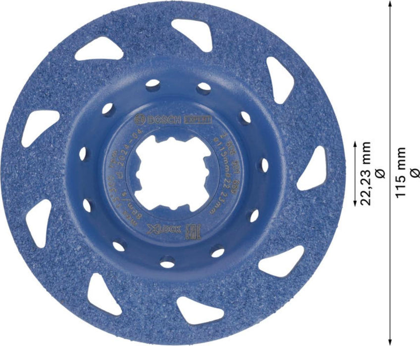ШЛИФОВЪЧЕН ДИСК 115ММ X-LOCK BOSCH