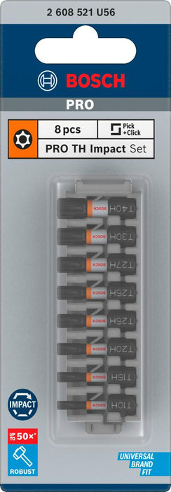 КОМПЛЕКТ УДАРНИ БИТОВЕ TH 8БР  BOSCH