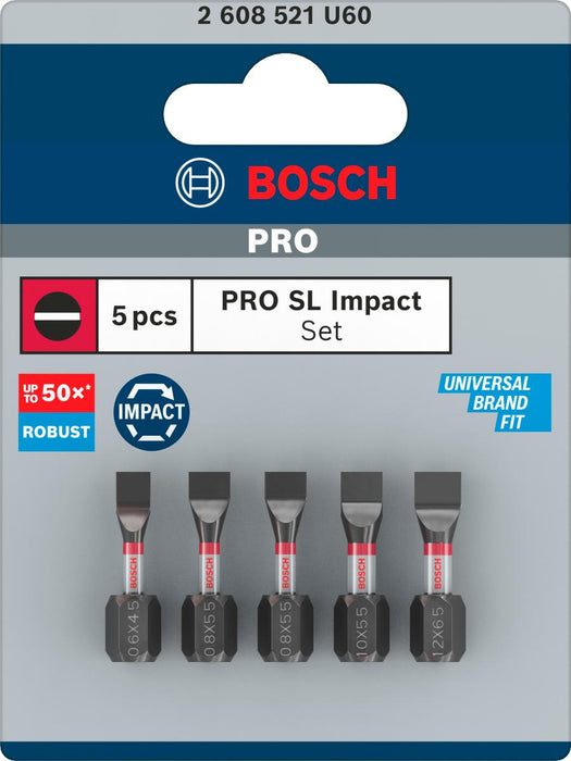 КОМПЛЕКТ УДАРНИ БИТОВЕ SL 3БР BOSCH