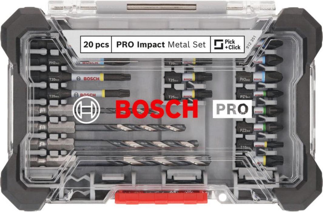 КОМПЛЕКТ БИТОВЕ И СВРЕДЛА 20БР BOSCH PRO