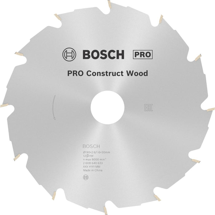 ДИСК ЦИРКУЛЯР ЗА ДЪРВО 190MM BOSCH
