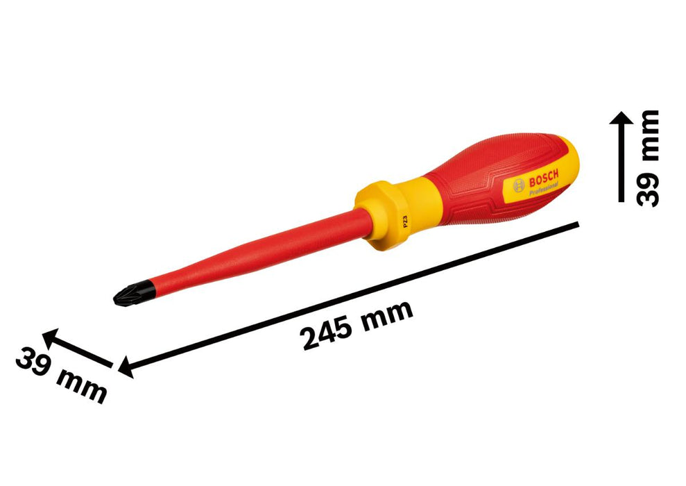 ОТВЕРТКА КРЪСТАТA 1000V PZ 3X125 BOSCH