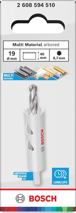 BOSCH БОРКОРОНА MULTI MATERIAL 19MM