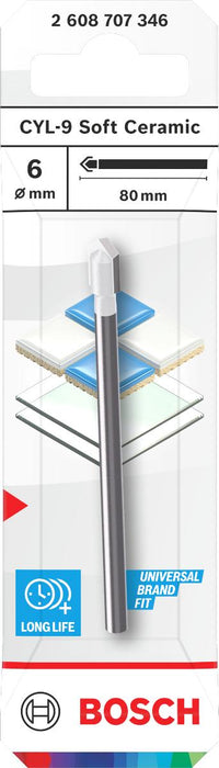 BOSCH СВРЕДЛО CYL-9 SOFT CERAMIC 6 ММ