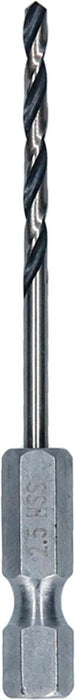 BOSCH СВРЕДЛО ЗА МЕТАЛ HEX 1 БР. 2,5 MM