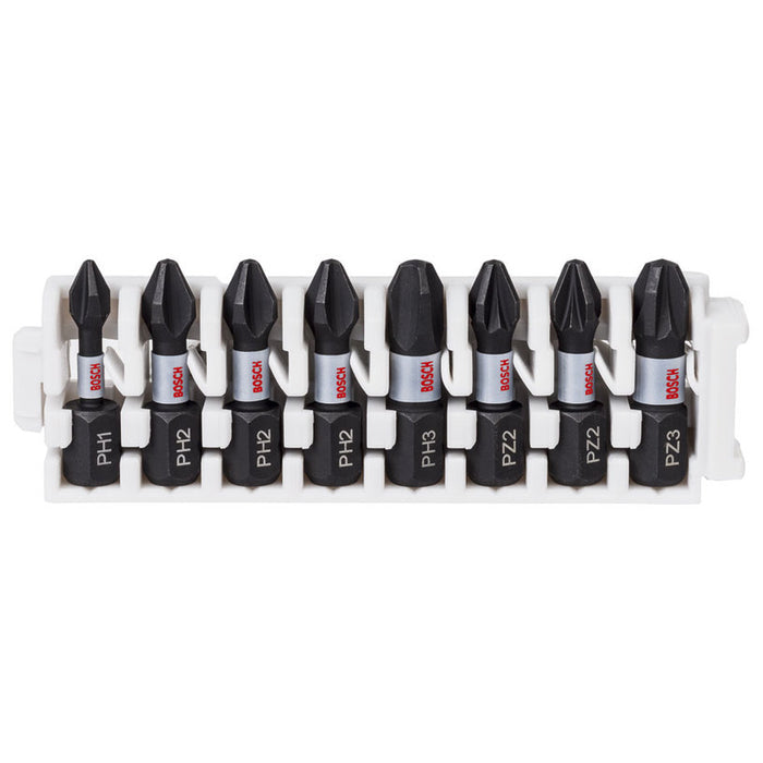 УДАРНИ БИТОВЕ PH/PZ 8 БРОЯ 25 MM BOSCH IMPACT CONTROL