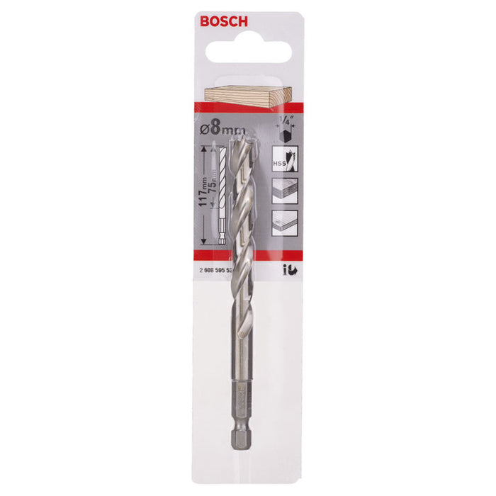 СВРЕДЛО ЗА ДЪРВО BOSCH 8X75X117