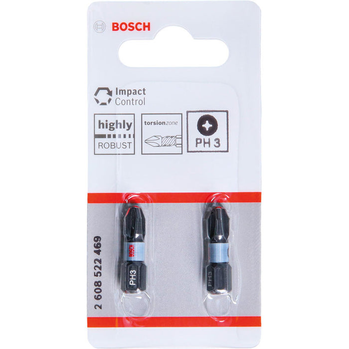 УДАРНИ БИТОВЕ PH3 2 БРОЯ 25 ММ BOSCH IMPACT CONTROL