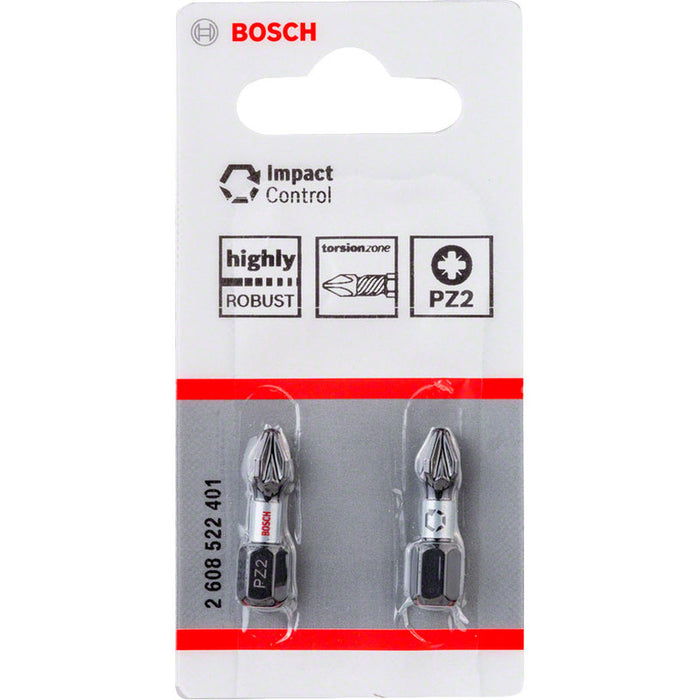 УДАРНИ БИТОВЕ PZ2 2 БРОЯ 25 ММ BOSCH IMPACT CONTROL