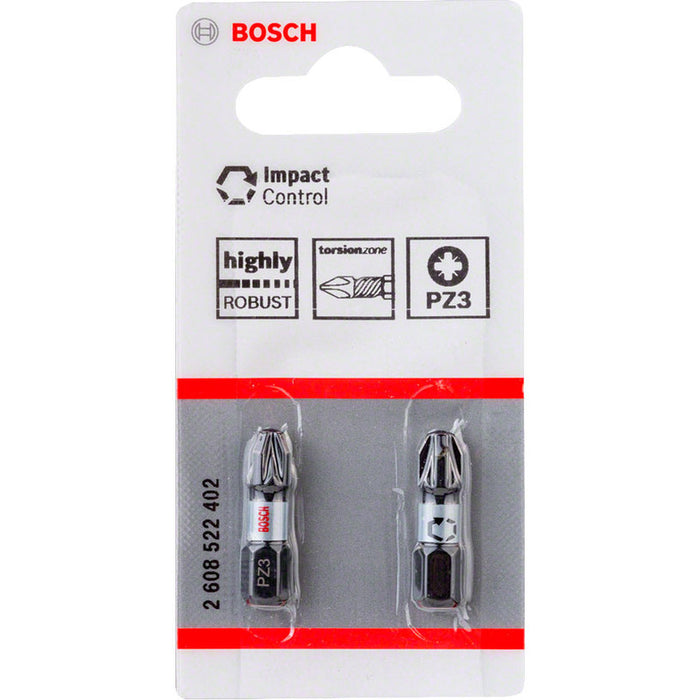 УДАРНИ БИТОВЕ PZ3 2 БРОЯ 25 ММ BOSCH IMPACT CONTROL