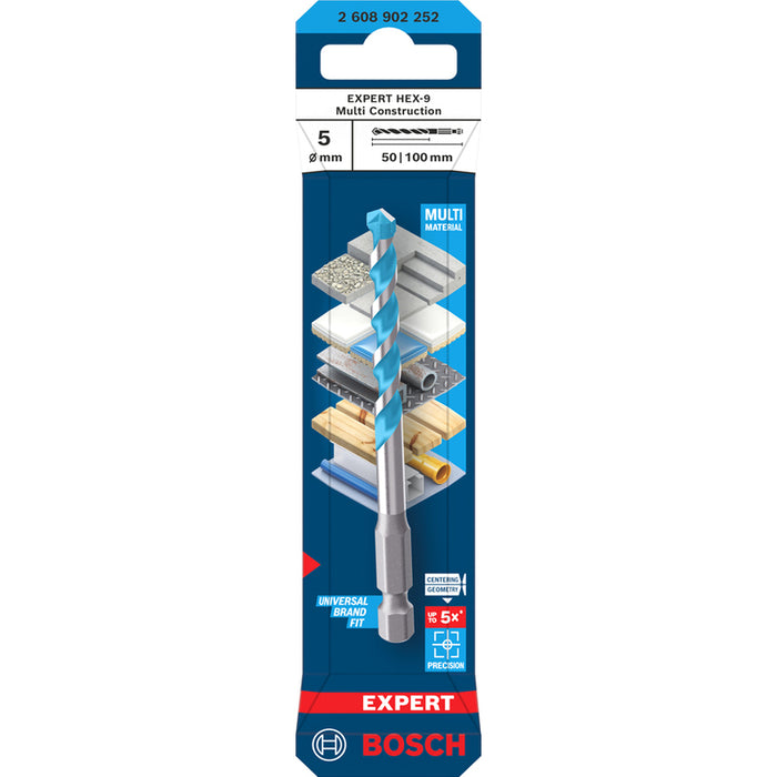 УНИВЕРСАЛНО СВРЕДЛО HEX-9 MULTI BOSCH 5x50x100