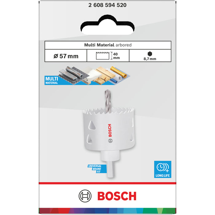 БОРКОРОНА 57 ММ BOSCH MULTI MATERIAL