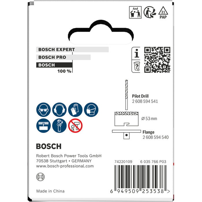 БОРКОРОНА 53 MM BOSCH BRICK & SOFT TILE