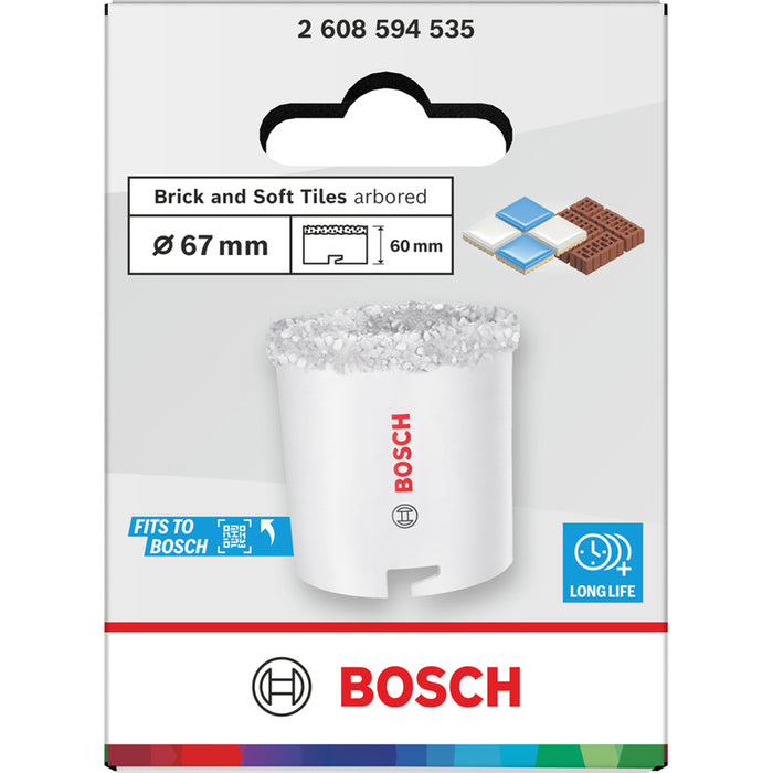 БОРКОРОНА 67 MM BOSCH BRICK & SOFT TILE