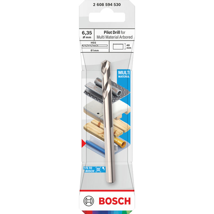 ЦЕНТРИРАЩО СВРЕДЛО BOSCH HSS-G 6.35X40