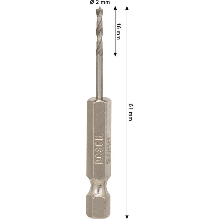 СВРЕДЛО ЗА ДЪРВО BOSCH HEX 2x62