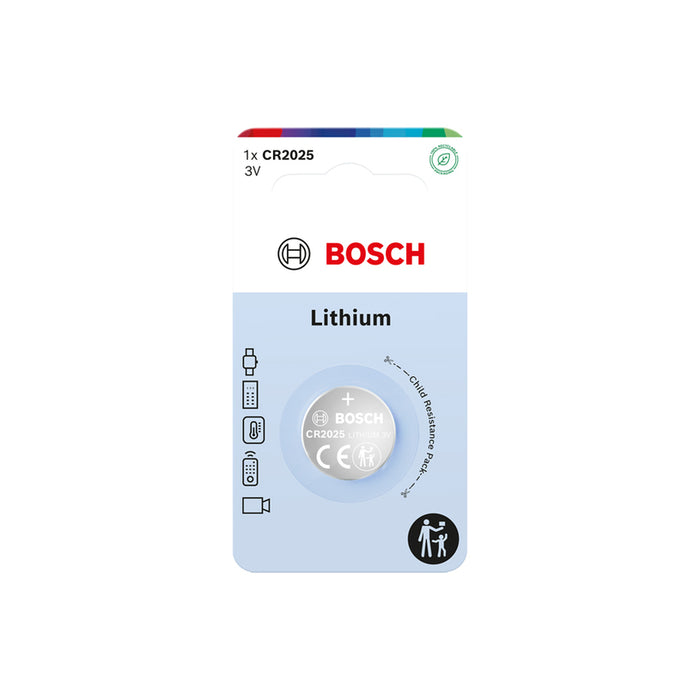БАТЕРИЯ CR2025 1 БРОЙ BOSCH LITHIUM