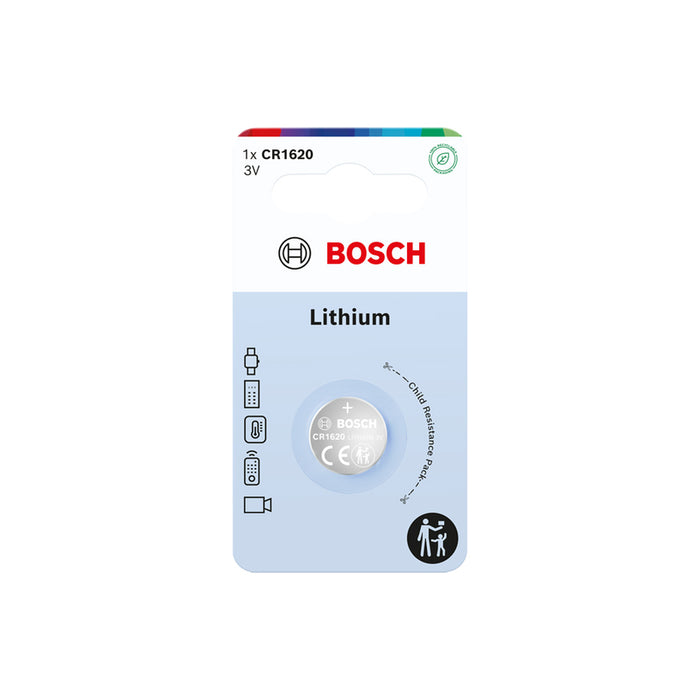 БАТЕРИЯ CR1620 1 БРОЙ BOSCH LITHIUM