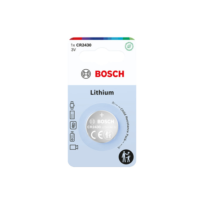 БАТЕРИЯ CR2430 1 БРОЙ BOSCH LITHIUM