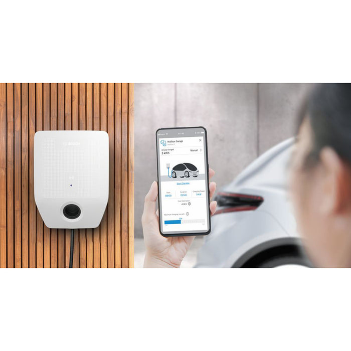 ЗАРЯДНА СТАНЦИЯ ЗА АВТОМОБИЛ 11KW С КАБЕЛ TYPE 2 BOSCH POWER CHARGE 7000I