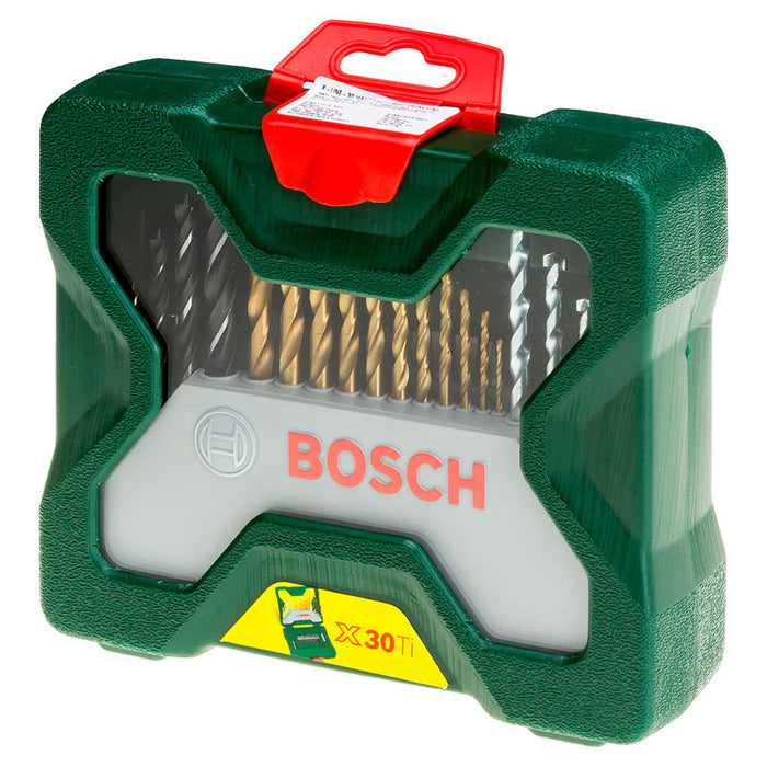 КОМПЛЕКТ СВРЕДЛА И БИТОВЕ BOSCH X-LINE TITANIUM 30 БРОЯ