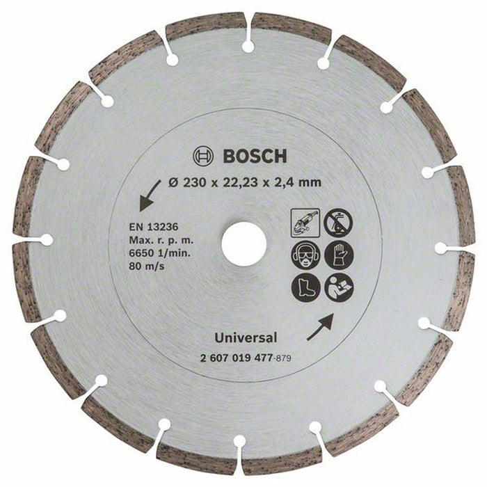 ДИАМАНТЕН ДИСК ЗА РЯЗАНЕ НА НЕМЕТАЛ BOSCH 230x2.4x22.23