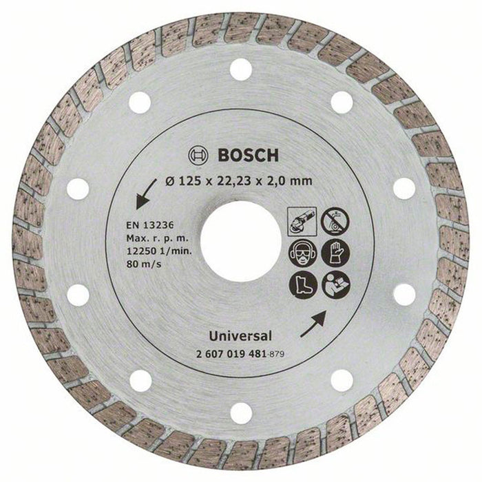 ДИАМАНТЕН ДИСК ЗА РЯЗАНЕ НА НЕМЕТАЛ BOSCH 125x2x22.23