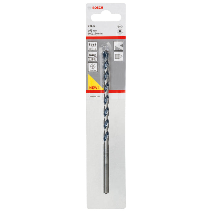 СВРЕДЛО ЗА БЕТОН BOSCH CYL-5 6X100Х150