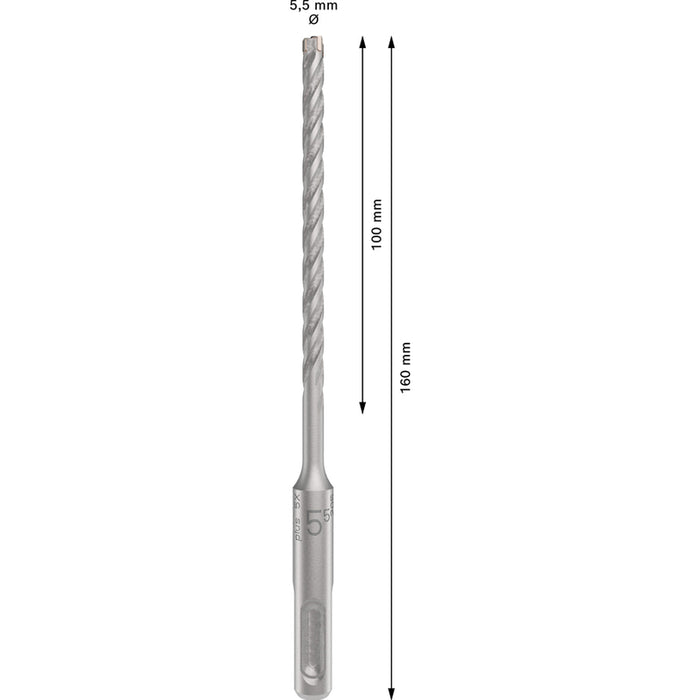 СВРЕДЛО ЗА БЕТОН BOSCH SDS PLUS-5X 5.5X160