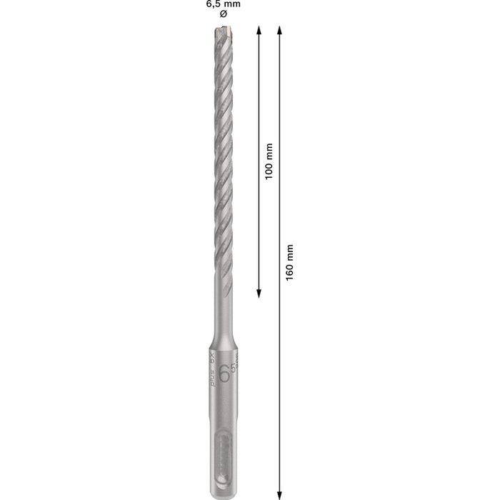 СВРЕДЛО ЗА БЕТОН BOSCH SDS PLUS-5X 6.5X100X160