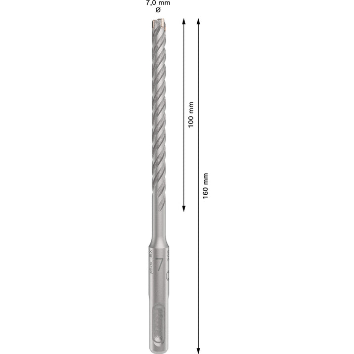СВРЕДЛО ЗА БЕТОН BOSCH SDS PLUS-5X 7X160