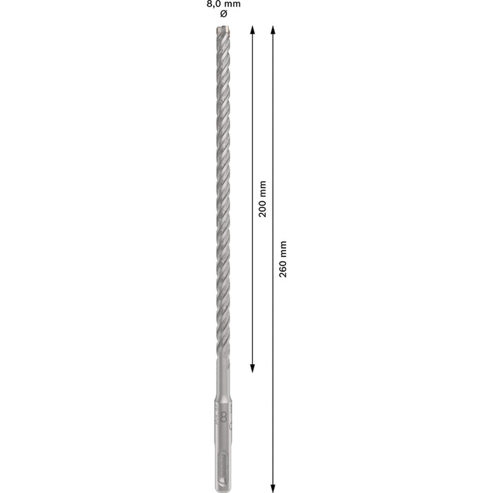 СВРЕДЛО ЗА БЕТОН BOSCH SDS PLUS-5X 8X260