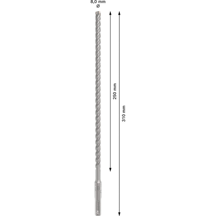 СВРЕДЛО ЗА БЕТОН BOSCH SDS PLUS-5X 8X310