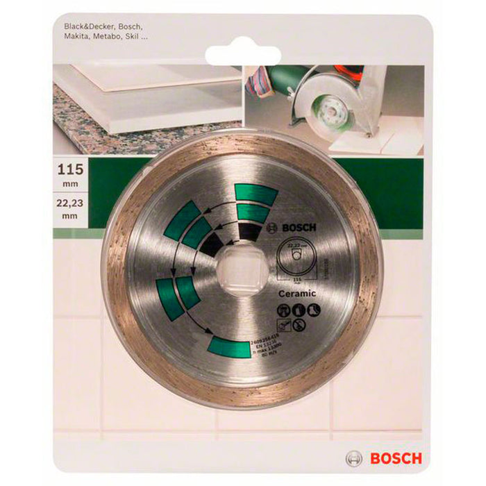 ДИАМАНТЕН ДИСК ЗА РЯЗАНЕ НА НЕМЕТАЛ BOSCH 115x22.23