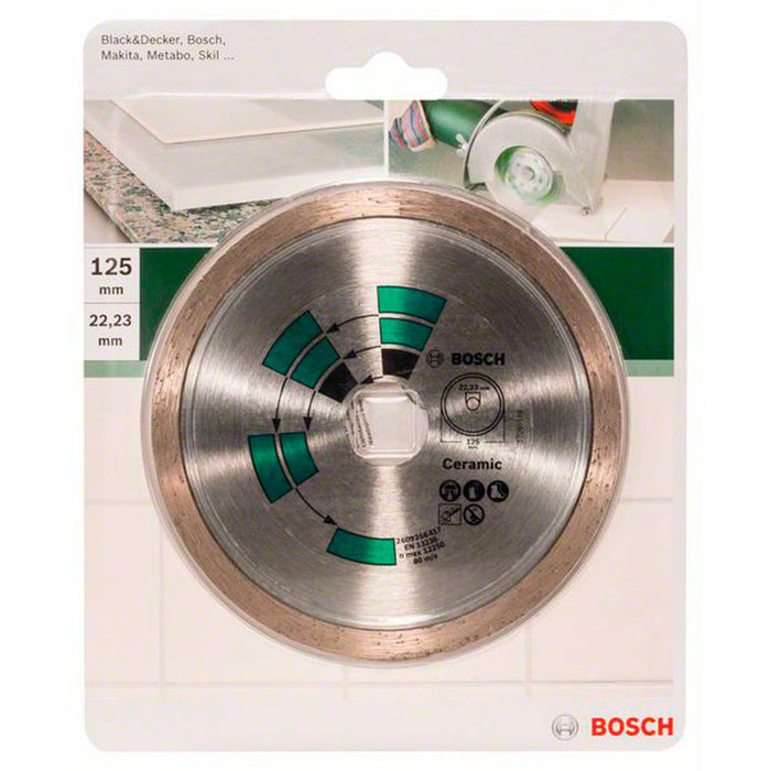 ДИАМАНТЕН ДИСК ЗА РЯЗАНЕ НА НЕМЕТАЛ BOSCH 125x22.23